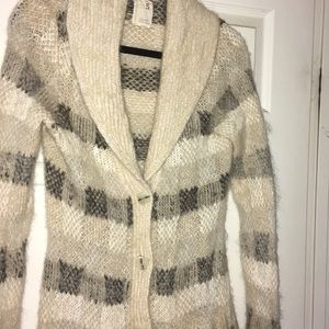 Far away from close anthro hippy boho sweater S